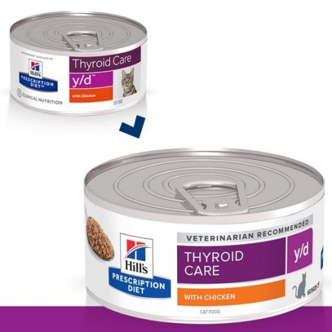 Hill's Prescription Diet y/d Feline puszka 156g Hill's Prescription Diet y/d Feline puszka 156g