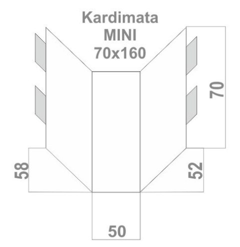 Kardiff Anti Slip Mini 1/2 Mata samochodowa na połowę tylnego fotela czarna Kardiff Anti Slip Mini 1/2 Mata samochodowa na połowę tylnego fotela czarna