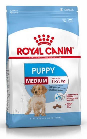 Royal Canin Medium Puppy karma sucha dla szczeniąt, od 2 do 12 miesiąca, ras średnich 1kg Royal Canin Medium Puppy karma sucha dla szczeniąt, od 2 do 12 miesiąca, ras średnich 1kg