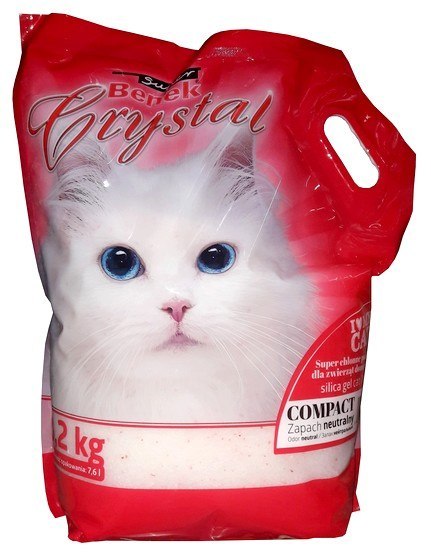 Super Benek Crystal Silikonowy Compact 7,6L / 3,2kg Super Benek Crystal Silikonowy Compact 7,6L / 3,2kg