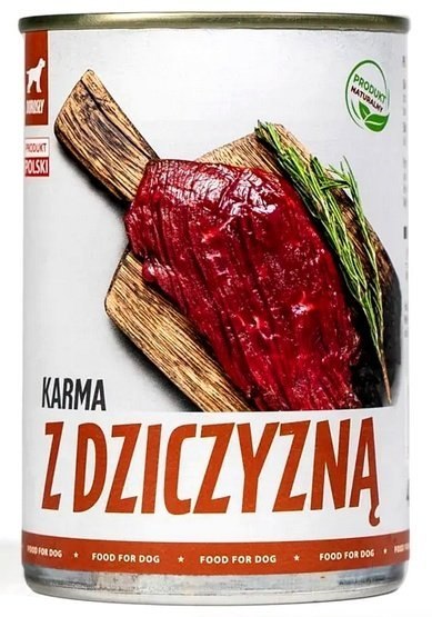TUF TUF Mielonka z dziczyzną puszka 400g TUF TUF Mielonka z dziczyzną puszka 400g
