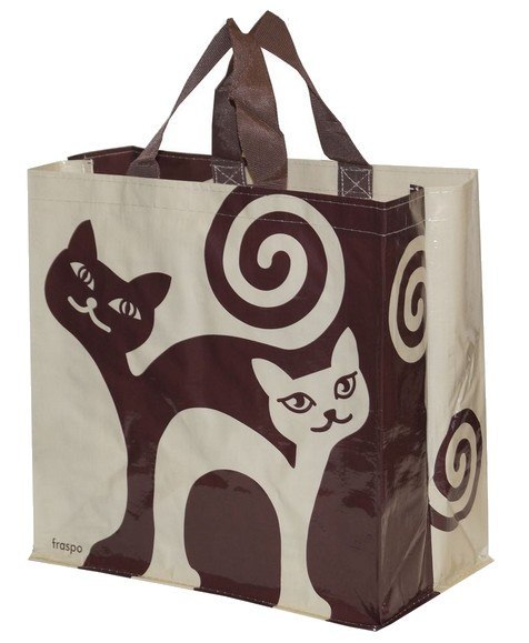 Torba Animals 24L zakręcone koty - beżowo-brązowa Torba Animals 24L zakręcone koty - beżowo-brązowa