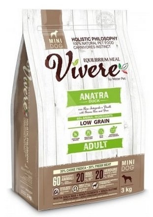 Vivere Dog Mini Adult Duck 3kg Vivere Dog Mini Adult Duck 3kg