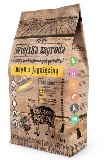 Wiejska Zagroda Indyk z jagnięciną 2kg Wiejska Zagroda Indyk z jagnięciną 2kg