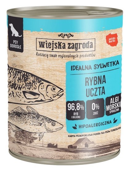 Wiejska Zagroda Rybna uczta puszka 800g Wiejska Zagroda Rybna uczta puszka 800g