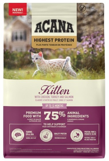 Acana Highest Protein Kitten 1,8kg Acana Highest Protein Kitten 1,8kg