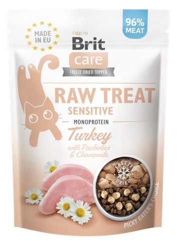 Brit Raw Treat Cat Sensitive 40g [termin ważności: 25.04.2025]