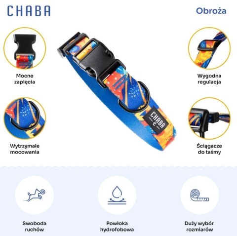 CHABA Obroża regulowana Story III XL Aussie CHABA Obroża regulowana Story III XL Aussie