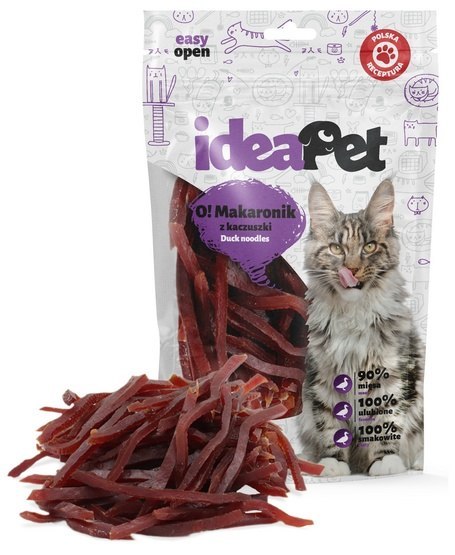 IdeaPet O! Kot Makaron z kaczki 60g IdeaPet O! Kot Makaron z kaczki 60g