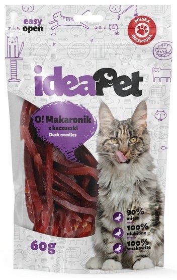 IdeaPet O! Kot Makaron z kaczki 60g IdeaPet O! Kot Makaron z kaczki 60g