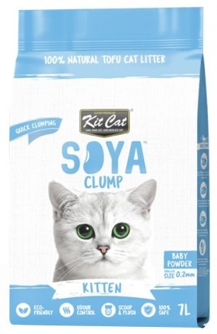 Kit Cat Żwirek ECO SoyaClump Baby Powder 7L / 2,5kg Kit Cat Żwirek ECO SoyaClump Baby Powder 7L / 2,5kg