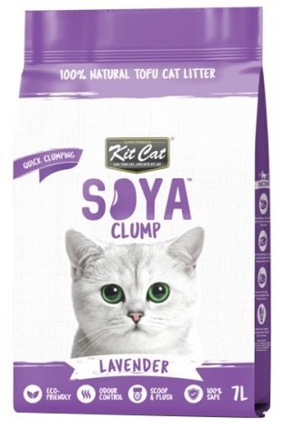 Kit Cat Żwirek ECO SoyaClump Lavender 7L / 2,5kg Kit Cat Żwirek ECO SoyaClump Lavender 7L / 2,5kg