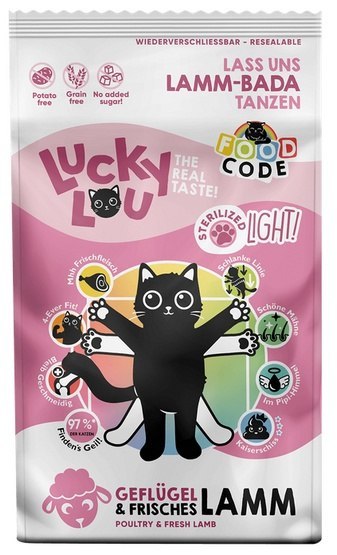 Lucky Lou Food Code Lifestage Light Drób & Jagnięcina 1,7kg Lucky Lou Food Code Lifestage Light Drób & Jagnięcina 1,7kg
