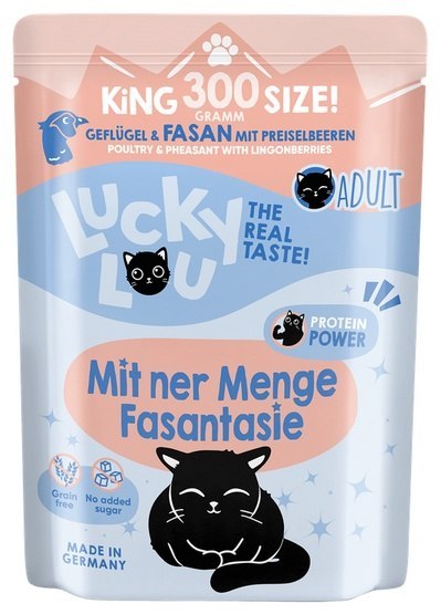 Lucky Lou Lifestage Adult Drób i bażant saszetka 300g Lucky Lou Lifestage Adult Drób i bażant saszetka 300g