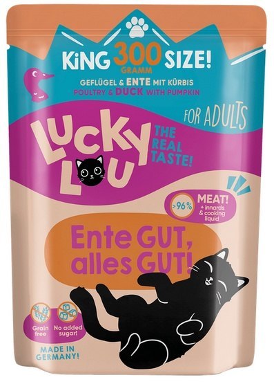 Lucky Lou Lifestage Adult Drób i kaczka saszetka 300g Lucky Lou Lifestage Adult Drób i kaczka saszetka 300g