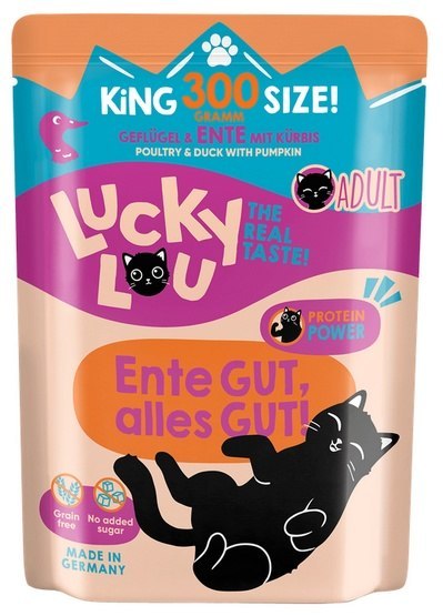 Lucky Lou Lifestage Adult Drób i kaczka saszetka 300g Lucky Lou Lifestage Adult Drób i kaczka saszetka 300g
