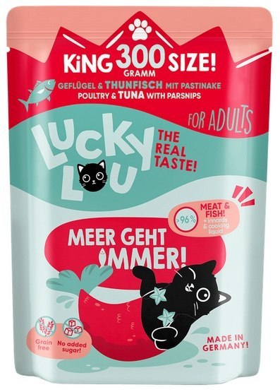 Lucky Lou Lifestage Adult Drób i tuńczyk saszetka 300g Lucky Lou Lifestage Adult Drób i tuńczyk saszetka 300g