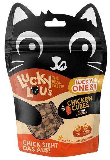 Lucky Lou Lucky Ones Cubes Kurczak 80g Lucky Lou Lucky Ones Cubes Kurczak 80g