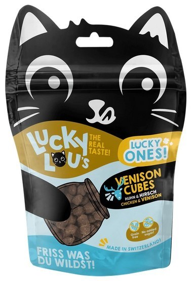 Lucky Lou Lucky Ones Cubes Kurczak & Jeleń 80g Lucky Lou Lucky Ones Cubes Kurczak & Jeleń 80g