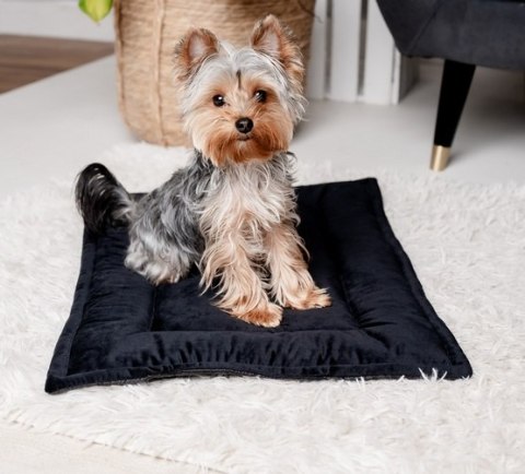 MIMIKO Pets Mata Velvet 70x50cm czarny MIMIKO Pets Mata Velvet 70x50cm czarny