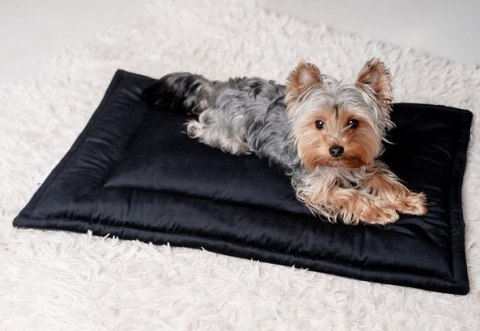 MIMIKO Pets Mata Velvet 70x50cm czarny MIMIKO Pets Mata Velvet 70x50cm czarny