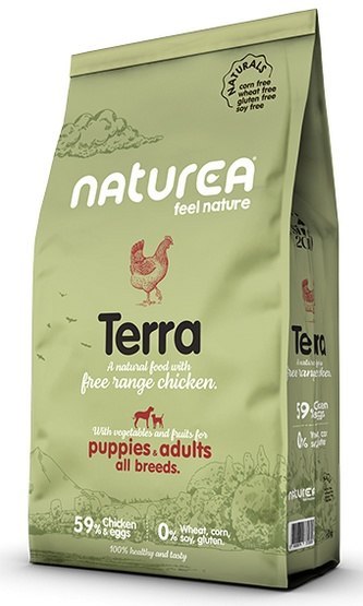 Naturea Dog Naturals Terra Puppy & Adult Kurczak 12kg Naturea Dog Naturals Terra Puppy & Adult Kurczak 12kg