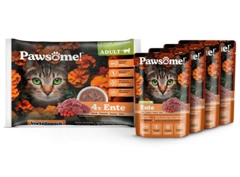 Pawsome Adult Ente - kaczka saszetki 4x85g Pawsome Adult Ente - kaczka saszetki 4x85g