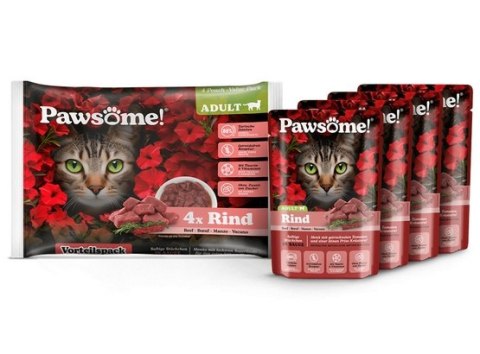 Pawsome Adult Rind - wołowina saszetki 4x85g Pawsome Adult Rind - wołowina saszetki 4x85g