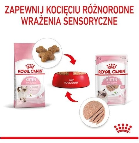 Royal Canin Kitten pasztet (loaf) karma mokra dla kociąt do 12 miesiąca życia saszetka 85g Royal Canin Kitten pasztet (loaf) karma mokra dla kociąt do 12 miesiąca życia saszetka 85g