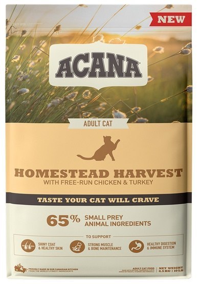 Acana Homestead Harvest Cat & Kitten 4,5kg Acana Homestead Harvest Cat & Kitten 4,5kg