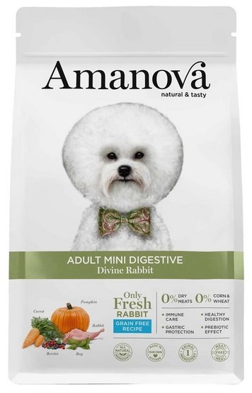 Amanova Adult Mini Digestive Divine Rabbit 2kg Amanova Adult Mini Digestive Divine Rabbit 2kg
