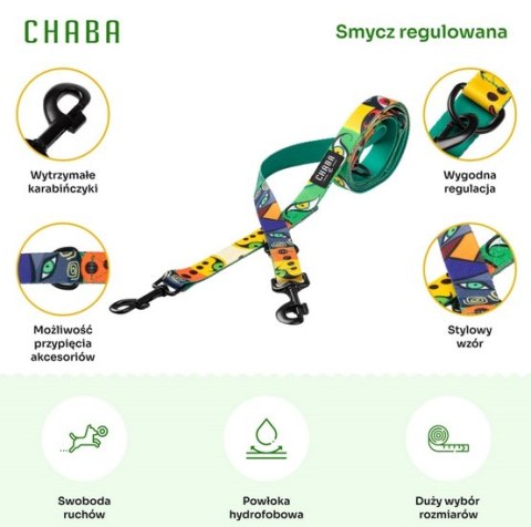 CHABA Smycz regulowana Story III S 16mm/260cm Jumbo CHABA Smycz regulowana Story III S 16mm/260cm Jumbo