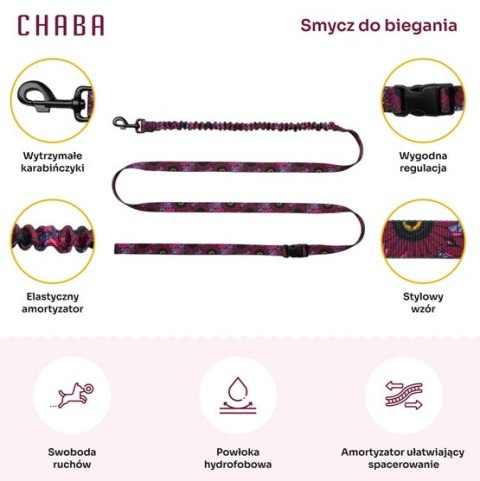 CHABA Smycz z amortyzatorem do biegania Story III L 25mm/280cm Lakota CHABA Smycz z amortyzatorem do biegania Story III L 25mm/280cm Lakota