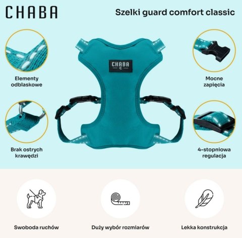 CHABA Szelki Guard Comfort Classic L morskie CHABA Szelki Guard Comfort Classic L morskie