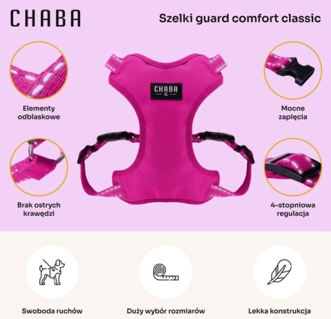 CHABA Szelki Guard Comfort Classic M fuksja CHABA Szelki Guard Comfort Classic M fuksja