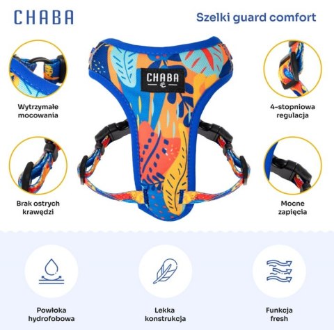 CHABA Szelki Guard Comfort Story III bezuciskowe S 1,6cm Aussie CHABA Szelki Guard Comfort Story III bezuciskowe S 1,6cm Aussie