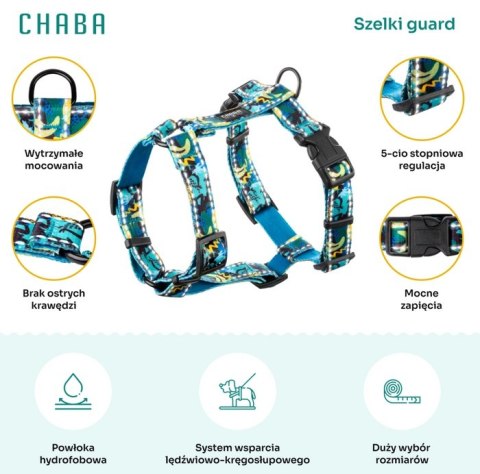 CHABA Szelki Guard Story III XL 3,0cm Carnival CHABA Szelki Guard Story III XL 3,0cm Carnival