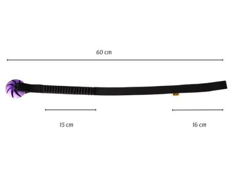 Dingo Zabawka dla psa - Szarpak Piłka z rączką bungee 6cm Dingo Zabawka dla psa - Szarpak Piłka z rączką bungee 6cm
