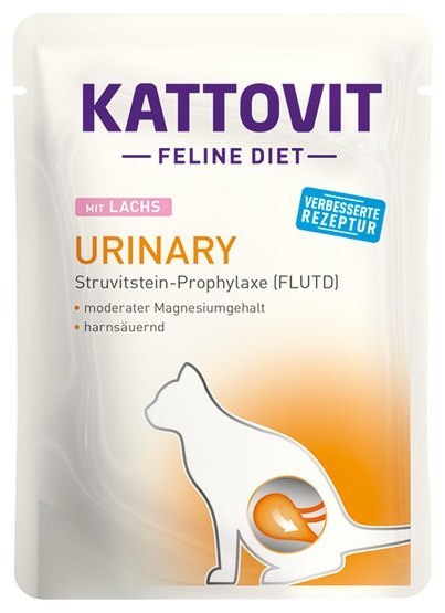 Kattovit Feline Diet Urinary łosoś saszetka 85g Kattovit Feline Diet Urinary łosoś saszetka 85g