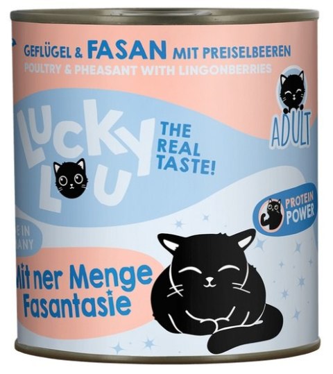 Lucky Lou Lifestage Adult Drób i bażant puszka 800g Lucky Lou Lifestage Adult Drób i bażant puszka 800g