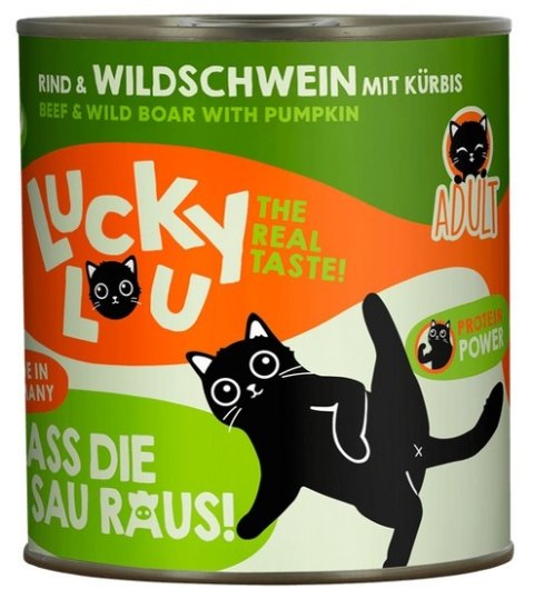 Lucky Lou Lifestage Adult Wołowina i dzik puszka 800g Lucky Lou Lifestage Adult Wołowina i dzik puszka 800g