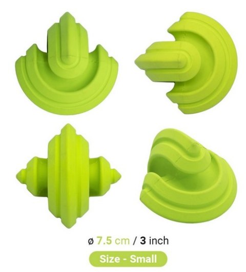 PetDreamHouse Zabawka gumowa Geo-Gem Rolly zielona PetDreamHouse Zabawka gumowa Geo-Gem Rolly zielona