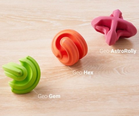 PetDreamHouse Zabawka gumowa Geo-Hex błękitna PetDreamHouse Zabawka gumowa Geo-Hex błękitna