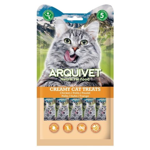 ARQUIVET Kremowa przekąska z kurczaka 5X14 g ARQUIVET Kremowa przekąska z kurczaka 5X14 g