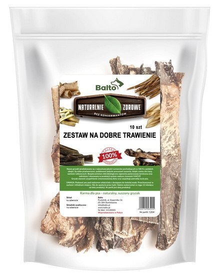 Balto Zestaw gryzaków na dobre trawienie 10szt Balto Zestaw gryzaków na dobre trawienie 10szt