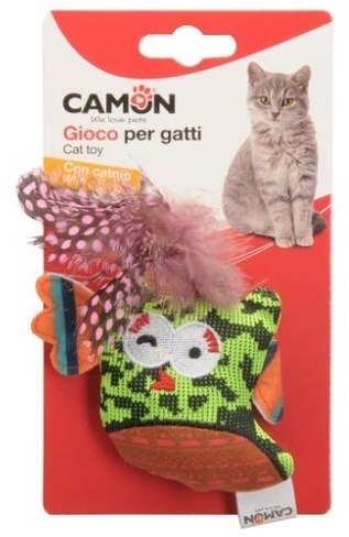 Camon Cat Toy Ptaszek z dzwonkiem i kocimiętką 10cm Camon Cat Toy Ptaszek z dzwonkiem i kocimiętką 10cm