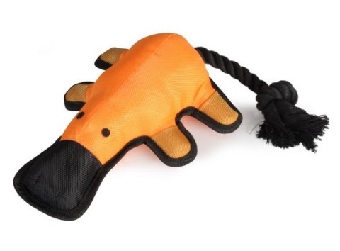 Camon Dog Toy Nylonowy dziobak z piszczałką i liną Camon Dog Toy Nylonowy dziobak z piszczałką i liną