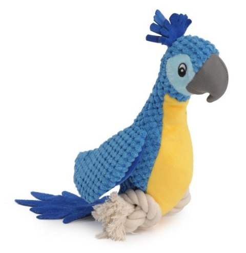Camon Dog Toy Pluszowa papuga ze sznurem i piszczałką Camon Dog Toy Pluszowa papuga ze sznurem i piszczałką