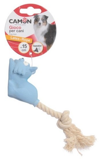 Camon Lateksowa zabawka z liną 15cm Camon Lateksowa zabawka z liną 15cm