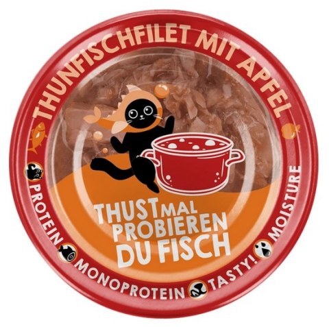 Lucky Lou Extrafood Tuńczyk i jabłko w bulionie puszka 70g Lucky Lou Extrafood Tuńczyk i jabłko w bulionie puszka 70g